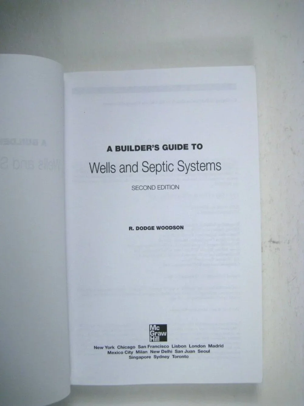 A Builders Guide To Wells & Septic Systems Second Edition Paperback
